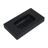 Elita DIMPLE Umywalka 80 ścienna MARMUR BLACK MATT 168855 / RE040800027160